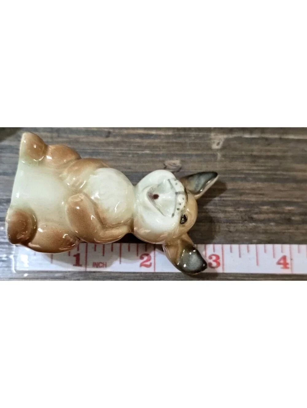 Laughing Bunny Rabbit Salt Pepper Shakers Kitschy Vintage